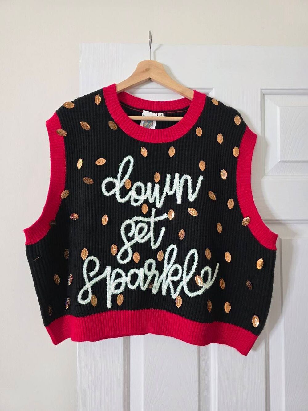 Queen Of Sparkles Down Set Sparkle Red M